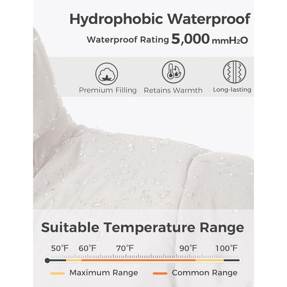 Women's Quilted Winter Coat Warm Puffer Jacket Thicken Parka with Removable Hood - Picture 5 of 6